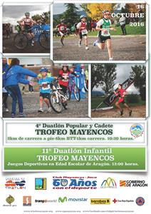 4º Duatlón Popular y Cadete Trofeo Mayencos